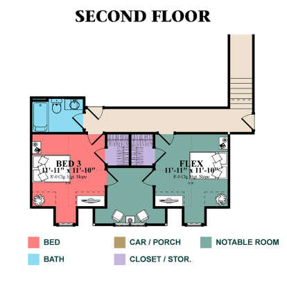 Second Floor for House Plan #1070-00291