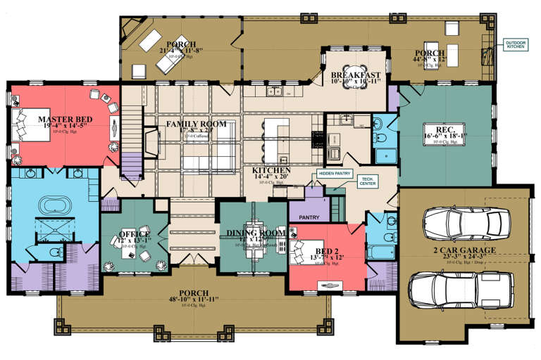 House Plan House Plan #24996 Drawing 1