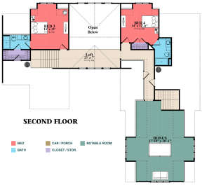 Second Floor for House Plan #1070-00294