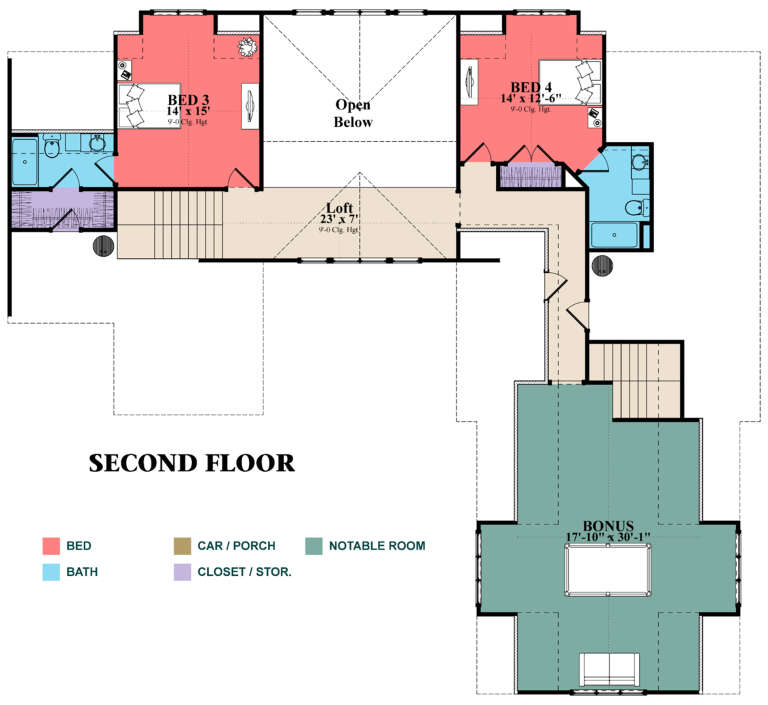 House Plan House Plan #24998 Drawing 2