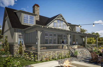 Farmhouse House Plan #1070-00295 Elevation Photo