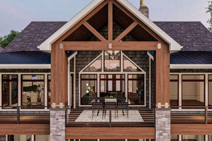 Craftsman House Plan #963-00465 Elevation Photo