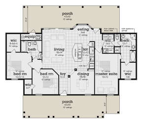 Main Floor for House Plan #048-00276