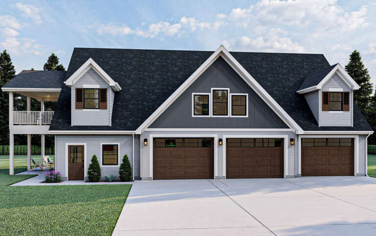 House Plan House Plan #25009 Front Elevation 