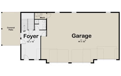 First Floor for House Plan #963-00466