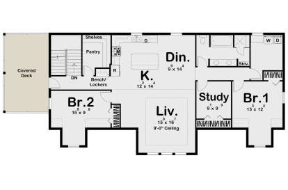 Main Floor for House Plan #963-00466