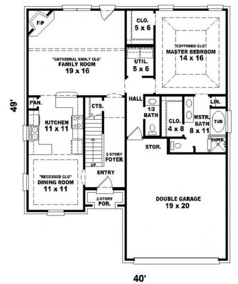 House Plan House Plan #2501 Drawing 1