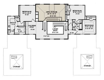Second Floor for House Plan #402-01669