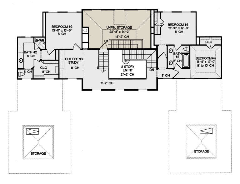 House Plan House Plan #25010 Drawing 2
