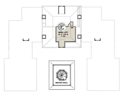 Loft for House Plan #402-01669