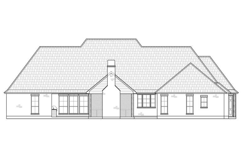 French Country House Plan #4534-00043 Elevation Photo