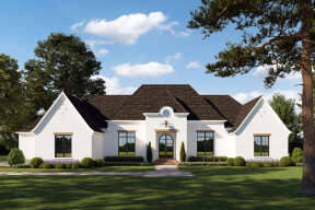 French Country House Plan #4534-00043 Elevation Photo