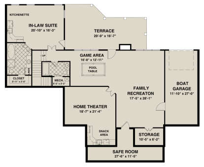 House Plan House Plan #25012 Drawing 3