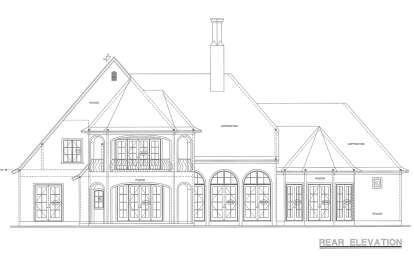 Luxury House Plan #402-01670 Elevation Photo