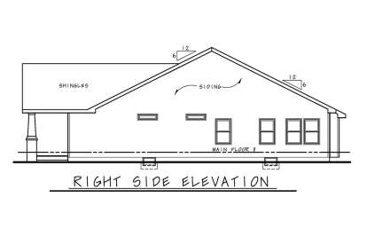 Craftsman House Plan #402-01671 Elevation Photo