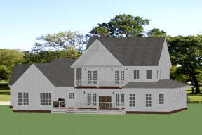 Modern Farmhouse House Plan #6849-00095 Elevation Photo