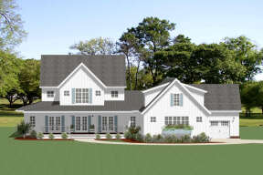 Modern Farmhouse House Plan #6849-00095 Elevation Photo