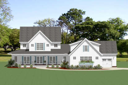 5 Bed, 3 Bath, 4099 Square Foot House Plan - #6849-00095