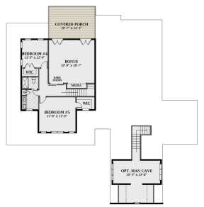Second Floor for House Plan #6849-00095