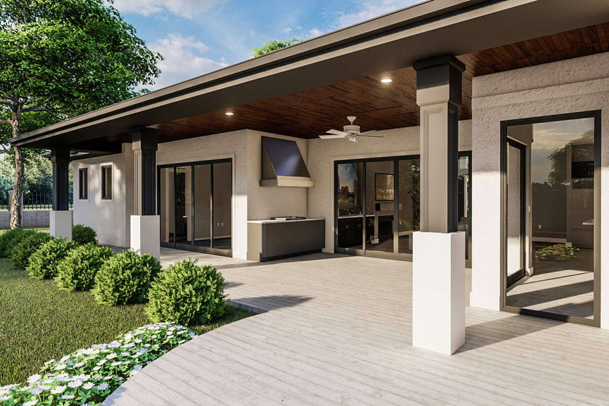 Mediterranean Plan - 2,073 Square Feet, 3 Bedrooms, 2.5 Bathrooms | Floor  Plan #963-00467 | America's Best House Plans, image size:1200x800