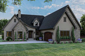 French Country House Plan #963-00468 Elevation Photo