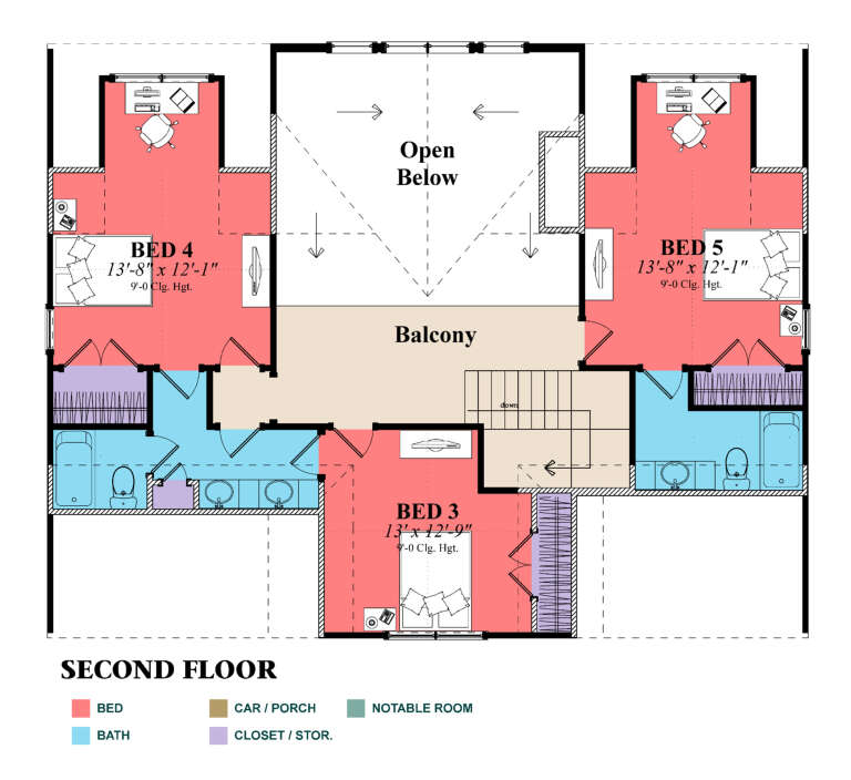 House Plan House Plan #25020 Drawing 2