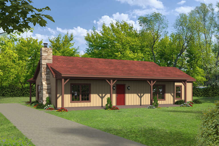 House Plan House Plan #25021 Front Elevation 