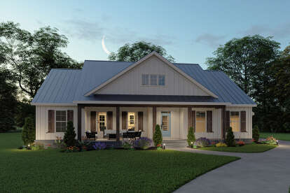 Modern Farmhouse House Plan #009-00297 Elevation Photo