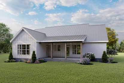 Modern Farmhouse House Plan #009-00297 Elevation Photo