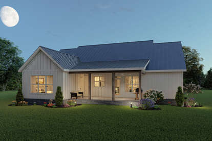 Modern Farmhouse House Plan #009-00297 Elevation Photo