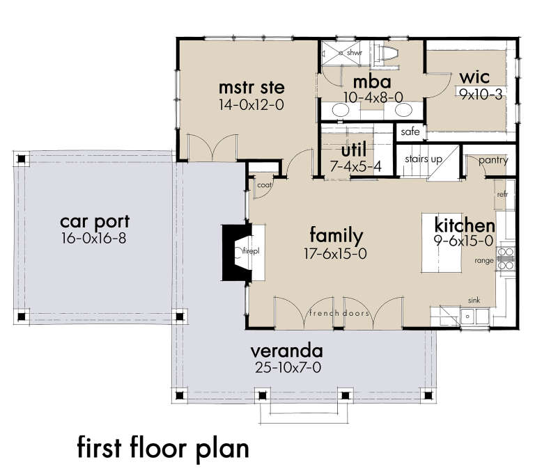 House Plan House Plan #25029 Drawing 1