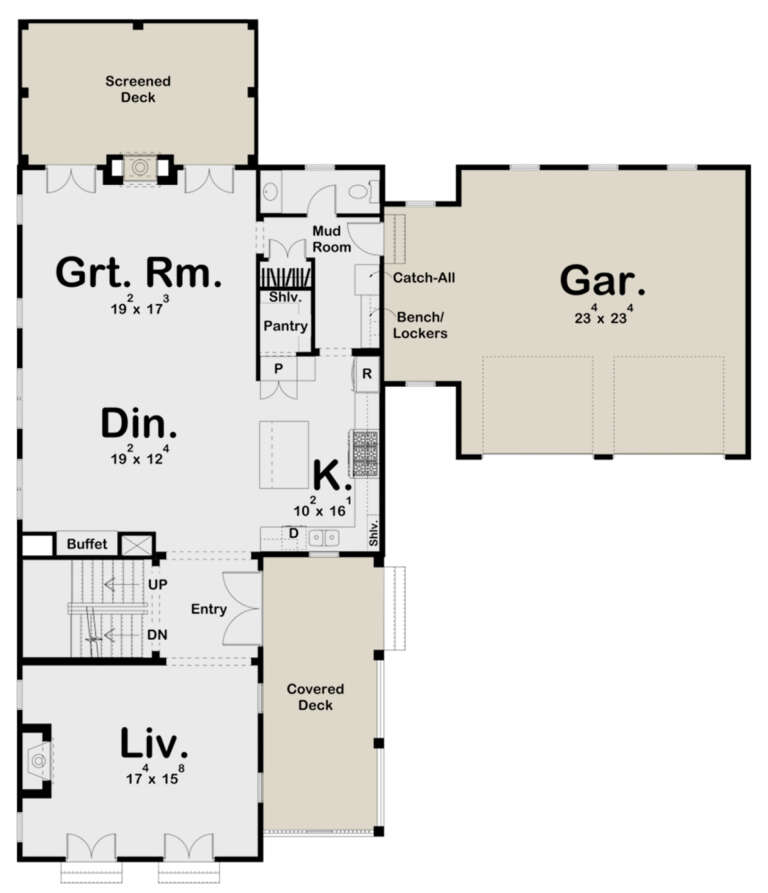 House Plan House Plan #25031 Drawing 1