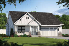Craftsman House Plan #402-01673 Elevation Photo