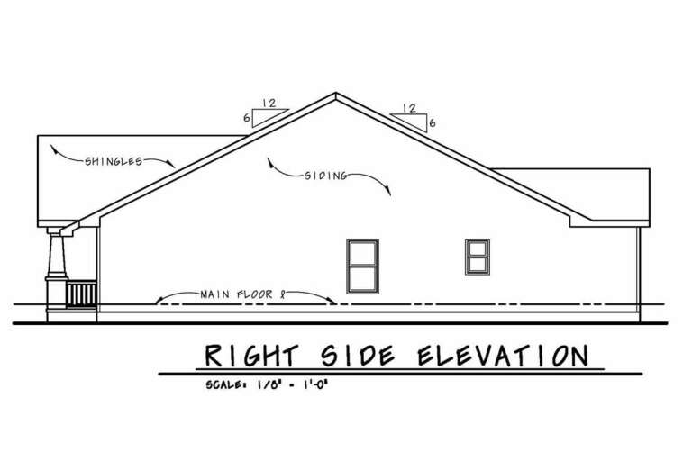 Craftsman House Plan #402-01673 Elevation Photo