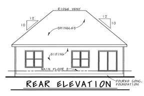 Traditional House Plan #402-01674 Elevation Photo