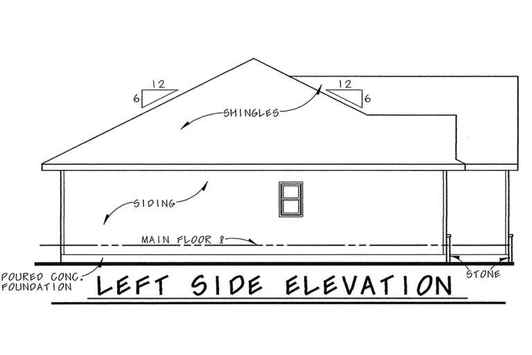 Traditional House Plan #402-01674 Elevation Photo