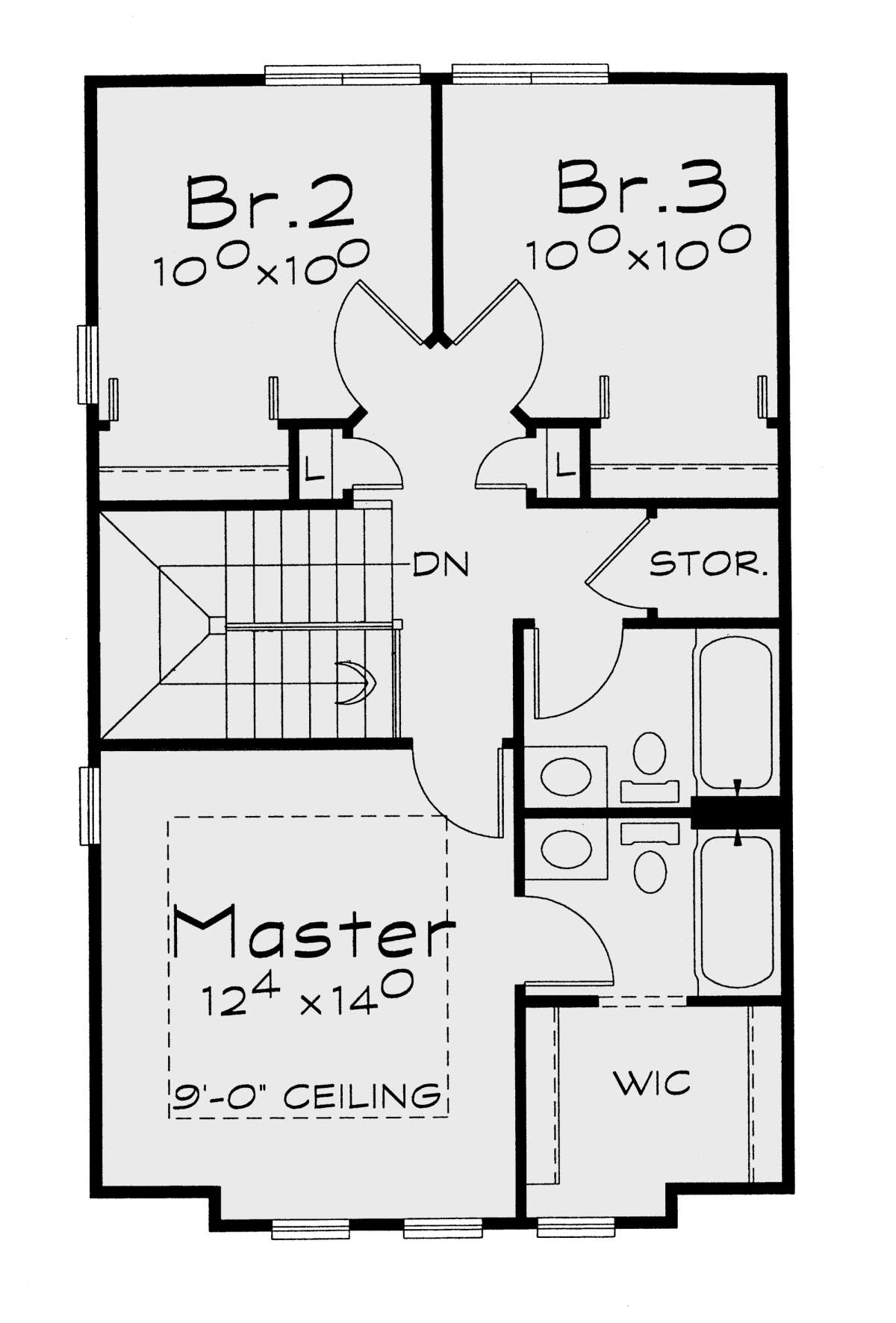 Second Floor for House Plan #402-01675