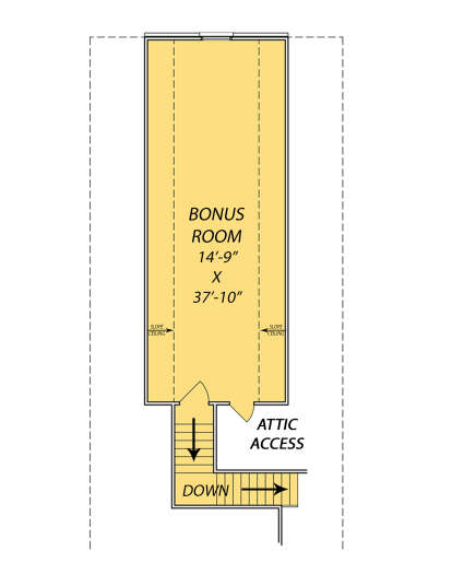 Bonus Room for House Plan #9279-00031