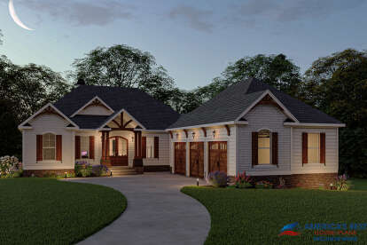 Craftsman House Plan #286-00112 Elevation Photo
