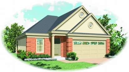 3 Bed, 2 Bath, 1335 Square Foot House Plan - #053-00242
