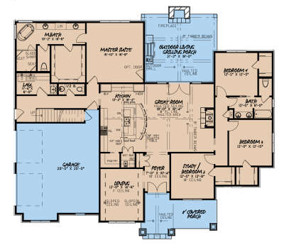 Main Floor for House Plan #8318-00179