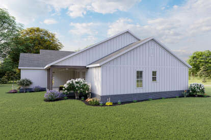 Modern Farmhouse House Plan #009-00298 Elevation Photo