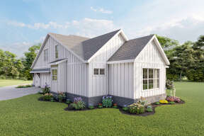Modern Farmhouse House Plan #009-00298 Elevation Photo