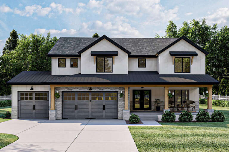 House Plan House Plan #25043 Front Elevation 