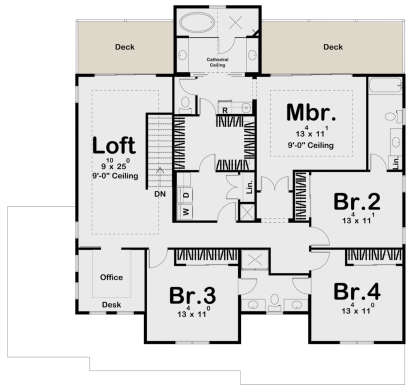 House Plan House Plan #25043 Drawing 2