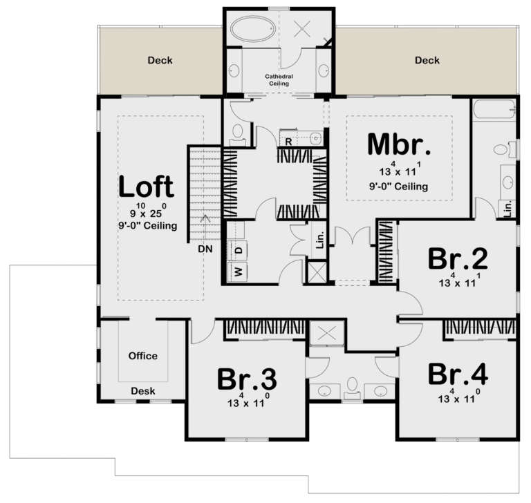 House Plan House Plan #25043 Drawing 2