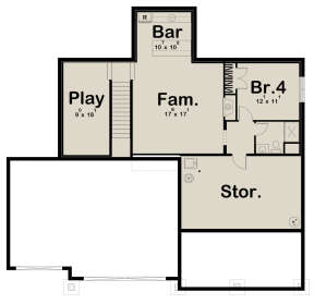 Basement for House Plan #963-00470