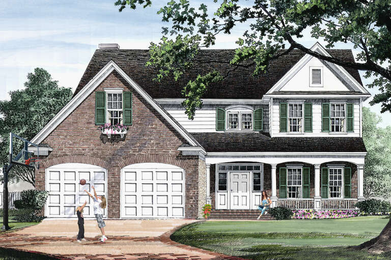 House Plan House Plan #25044 Front Elevation 