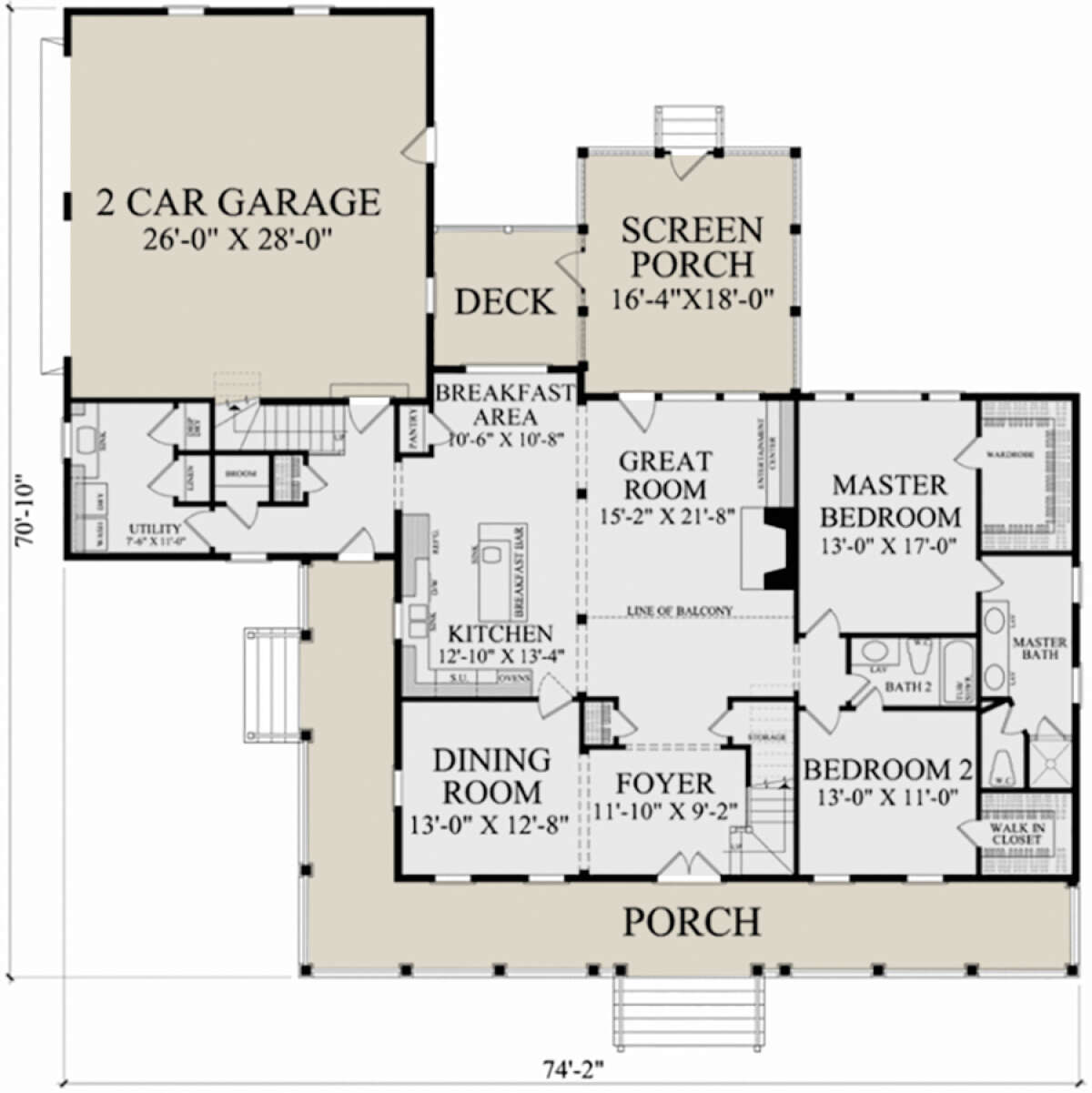 Main Floor for House Plan #7922-00240