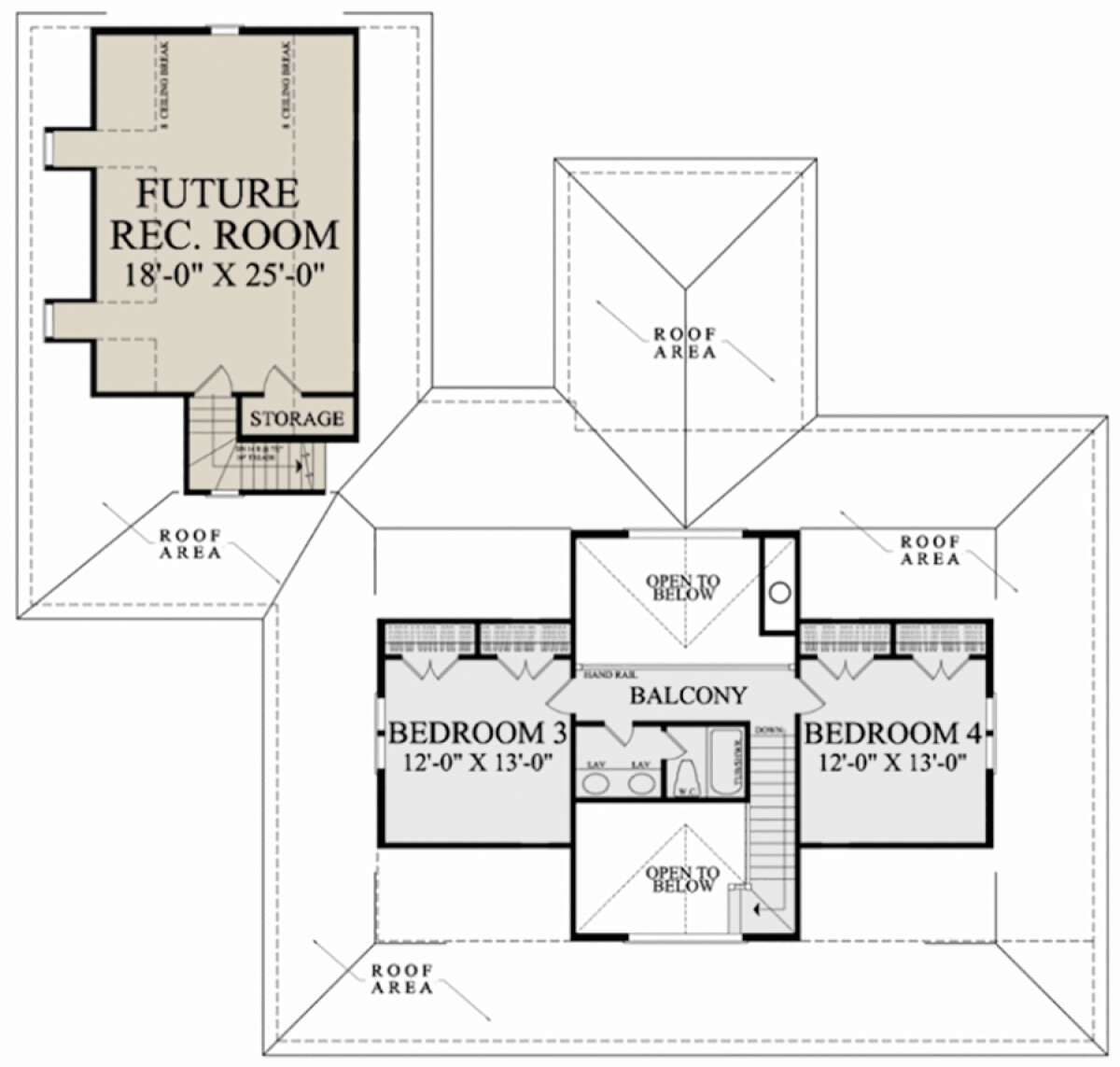 Second Floor for House Plan #7922-00240